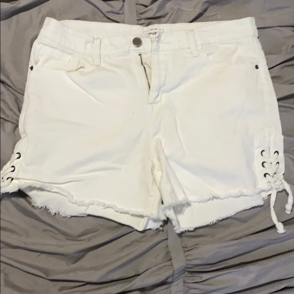 Denim shorts